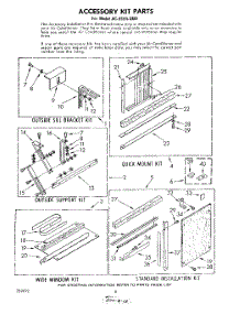 04 - Accessory Kit Parts parts for Whirlpool Air Conditioner ACH184XM0 from AppliancePartsPros.com