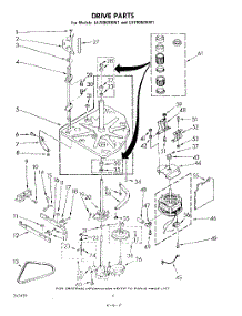 03 - Drive parts for Whirlpool Washer LA7000XKW1 from AppliancePartsPros.com