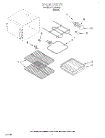 05 - Oven, Optional parts for Whirlpool Range RDP34582 from AppliancePartsPros.com
