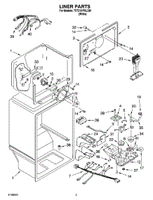 03 - Liner Parts parts for Whirlpool Refrigerator 7ST21HPXLQ01 from AppliancePartsPros.com