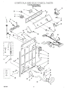 02 - Controls And Rear Panel parts for Whirlpool Washer 3LBR8255DQ0 from AppliancePartsPros.com