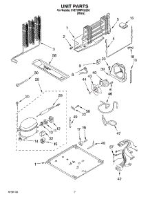 04 - Unit parts for Whirlpool Refrigerator 5VET2WPKLQ00 from AppliancePartsPros.com