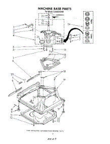 07 - Machine Base parts for Whirlpool Washer LA5900XSW0 from AppliancePartsPros.com