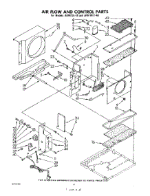 03 - Section parts for Whirlpool Air Conditioner AKFW1140 from AppliancePartsPros.com