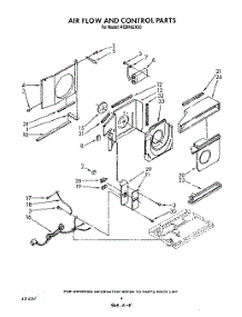 03 - Air Flow And Control parts for Whirlpool Air Conditioner ACM492XX0 from AppliancePartsPros.com