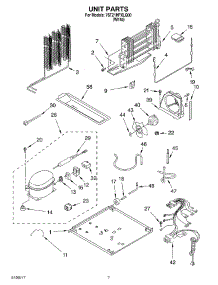 04 - Unit Parts parts for Whirlpool Refrigerator 7ST21HPXLQ00 from AppliancePartsPros.com