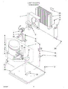 06 - Unit parts for Whirlpool Ice Machine ACS501 from AppliancePartsPros.com