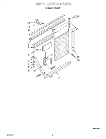 06 - Installation parts for Whirlpool Air Conditioner RE253G1 from AppliancePartsPros.com