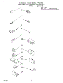 07 - Wiring Harness parts for Whirlpool Washer 3LSP8255AN0 from AppliancePartsPros.com