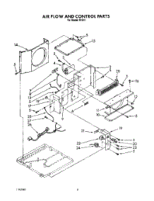 03 - Air Flow And Control parts for Whirlpool Air Conditioner BFR1011 from AppliancePartsPros.com
