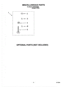 10 - Miscellaneous Parts - Optional Parts (Not Included parts for Whirlpool Washer CAWS923MQ0 from AppliancePartsPros.com