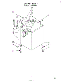 06 - Cabinet parts for Whirlpool Washer LA5300XMW0 from AppliancePartsPros.com