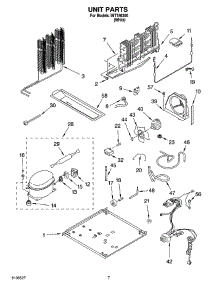 04 - Unit Parts parts for Whirlpool Refrigerator IMT186300 from AppliancePartsPros.com