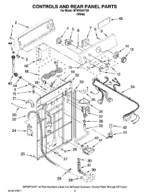 02 - Controls And Rear Panel Parts parts for Maytag Washer MTW5640TQ0 from AppliancePartsPros.com