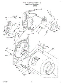 03 - Bulkhead, Lit / Optional parts for Whirlpool Dryer GCG2901XSW4 from AppliancePartsPros.com