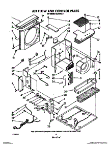03 - Air Flow And Control parts for Whirlpool Air Conditioner AC2104XT1 from AppliancePartsPros.com