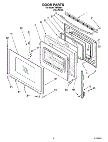 05 - Door Parts, Optional Parts parts for Whirlpool Range IRP85801 from AppliancePartsPros.com