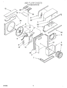 03 - Airflow parts for Whirlpool Air Conditioner 8ACE07LD0 from AppliancePartsPros.com