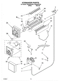 12 - Icemaker Parts, Parts Not Illustrated parts for Whirlpool Refrigerator CS25AFXKT02 from AppliancePartsPros.com