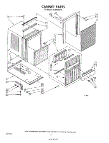 04 - Section parts for Whirlpool Air Conditioner ACS602XT0 from AppliancePartsPros.com
