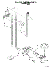 06 - Fill And Overfill Parts parts for Whirlpool Dishwasher ISU98662 from AppliancePartsPros.com