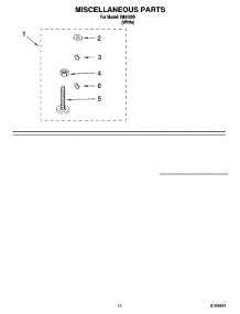 10 - Miscellaneous  Parts, Optional Parts (Not Included) parts for Whirlpool Washer IM41000 from AppliancePartsPros.com