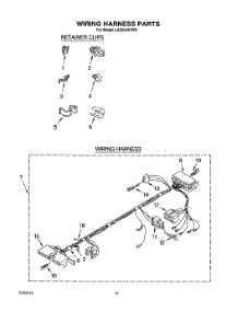 09 - Wiring Harness parts for Whirlpool Washer LA5525XTG0 from AppliancePartsPros.com