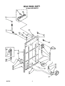 03 - Rear Panel parts for Kitchenaid Washer KAWL400WAL0 from AppliancePartsPros.com