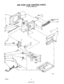 03 - Section parts for Whirlpool Air Conditioner CAW07A1A1 from AppliancePartsPros.com