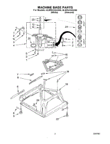 06 - Machine Base parts for Whirlpool Washer 6LBR5132AN0 from AppliancePartsPros.com