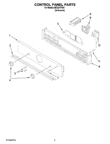 04 - Control Panel Parts parts for Whirlpool Oven IBS224PSM1 from AppliancePartsPros.com