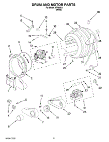 03 - Drum And Motor Parts, Optional Parts (Not Included) parts for Whirlpool Dryer IFR82001 from AppliancePartsPros.com