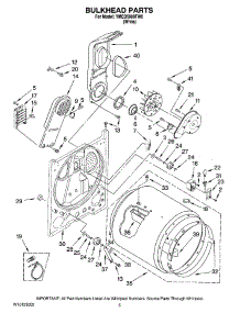 03 - Bulkhead Parts, Optional Parts (Not Included) parts for Maytag Dryer YMED5900TW0 from AppliancePartsPros.com
