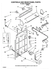 02 - Control And Rear Panel Parts parts for Crosley Washer TAWB300RW0 from AppliancePartsPros.com