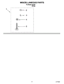 10 - Miscellaneous  Parts, Optional Parts (Not Included) parts for Whirlpool Washer IJ41001 from AppliancePartsPros.com