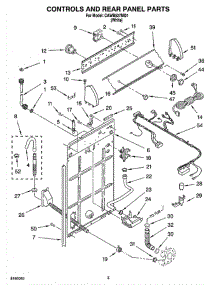 02 - Control And Rear Panel Parts parts for Whirlpool Washer CAWB527MQ1 from AppliancePartsPros.com