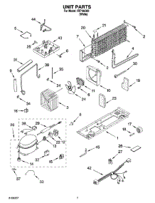 04 - Unit Parts parts for Whirlpool Refrigerator IRT184300 from AppliancePartsPros.com