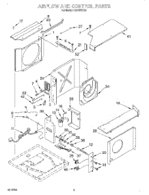 02 - Airflow And Control parts for Whirlpool Air Conditioner CA18WC53 from AppliancePartsPros.com