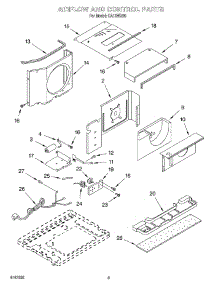 02 - Airflow And Control parts for Whirlpool Air Conditioner CA12WR90 from AppliancePartsPros.com