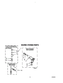 04 - Water System parts for Whirlpool Washer AL2121WW1 from AppliancePartsPros.com