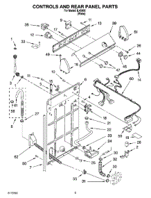 02 - Controls And Rear Panel Parts parts for Whirlpool Washer IL45000 from AppliancePartsPros.com