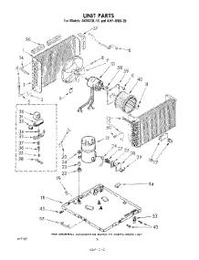 02 - Section parts for Whirlpool Air Conditioner AHFW0820 from AppliancePartsPros.com