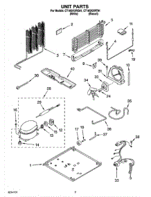 04 - Unit Parts parts for Whirlpool Refrigerator CT18GKXRT01 from AppliancePartsPros.com