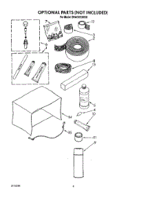 05 - Optional parts for Whirlpool Air Conditioner BHAC0830XS0 from AppliancePartsPros.com