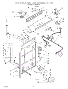 02 - Controls And Rear Panel parts for Whirlpool Washer LLR9245AQ0 from AppliancePartsPros.com