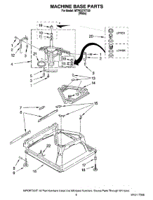 05 - Machine Base Parts parts for Maytag Washer MTW5570TQ0 from AppliancePartsPros.com