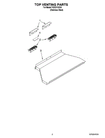 02 - Top Venting Parts parts for Whirlpool Range YIDC875SS0 from AppliancePartsPros.com