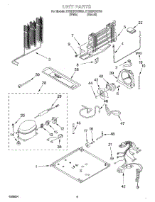 05 - Unit parts for Whirlpool Refrigerator ET22RKXGW03 from AppliancePartsPros.com