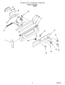 02 - Control Panel parts for Whirlpool Range WDE32202 from AppliancePartsPros.com