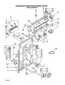 03 - Controls And Rear Panel parts for Whirlpool Washer LA6090XTW1 from AppliancePartsPros.com
